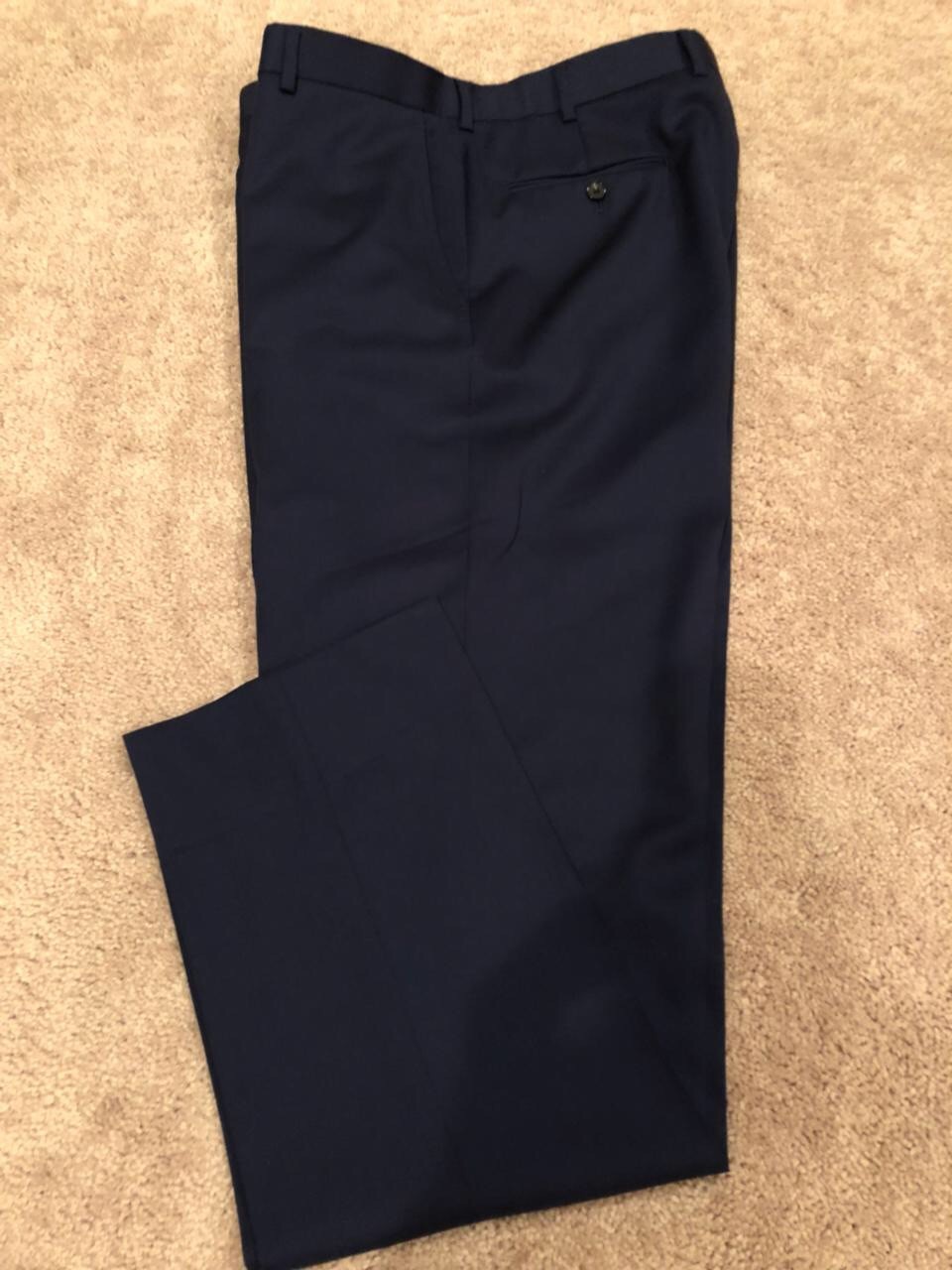 Brooks Brothers Suit 42L Blue Milano Fit image 10