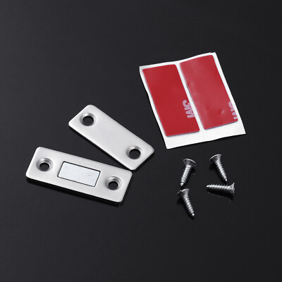 Magnet Cabinet Door Catch – Ultra-Thin Touch Latch For Wardrobes & Cupboards, Zinc Alloy, No Tools Needed (1 Set)