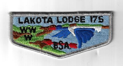 #ad #ad OA 175 Lakota WWW BSA Flap GRY Bdr. Northwest Suburban Illinois MK 3730 $9.95