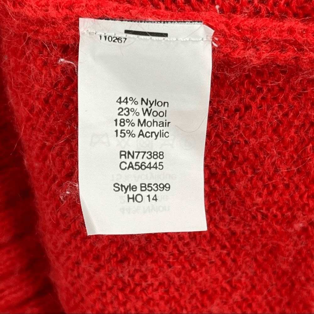 ④ 専用ページ Madewell Crew Neck Oversized Colorblock Wool Blend Sweater - US S