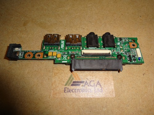 Asus Eee PC 1005HA, 1001P Laptop Power Button / USB / SATA Board. 08G2035HA13Q