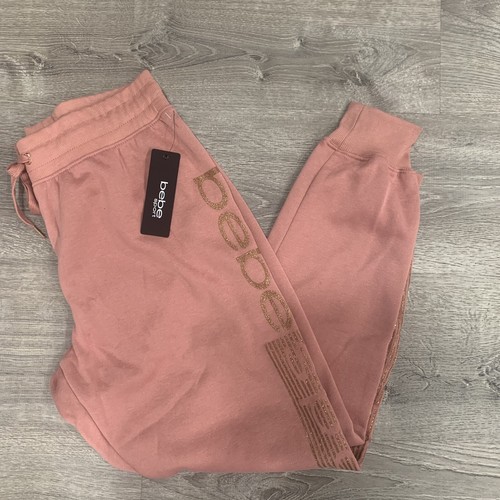 NWT BEBE Sport Gold Glitter Stripe 