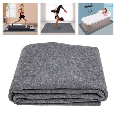 99x74'' Inch Extra Large Hot Tub Pad Outdoor Indoor Ground Inflatable Hot Tub Mat