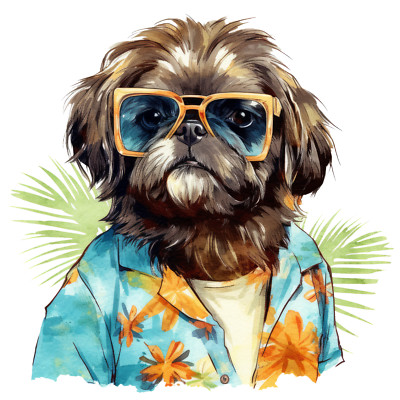 3X Shih Tzu Auto Aufkleber 9x9 cm Hunde Sticker Wetterfest & Selbstklebend