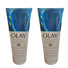 2 of Olay Nourishing Body Lotion, Hyaluronic Acid & B3 Hand & Body Lotion 6oz