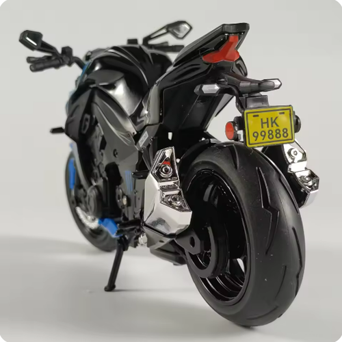 1:12 Kawasaki Z1000 Diecast Motorcycle Model Premium Alloy Collectible Toy Gift - Picture 4 of 14