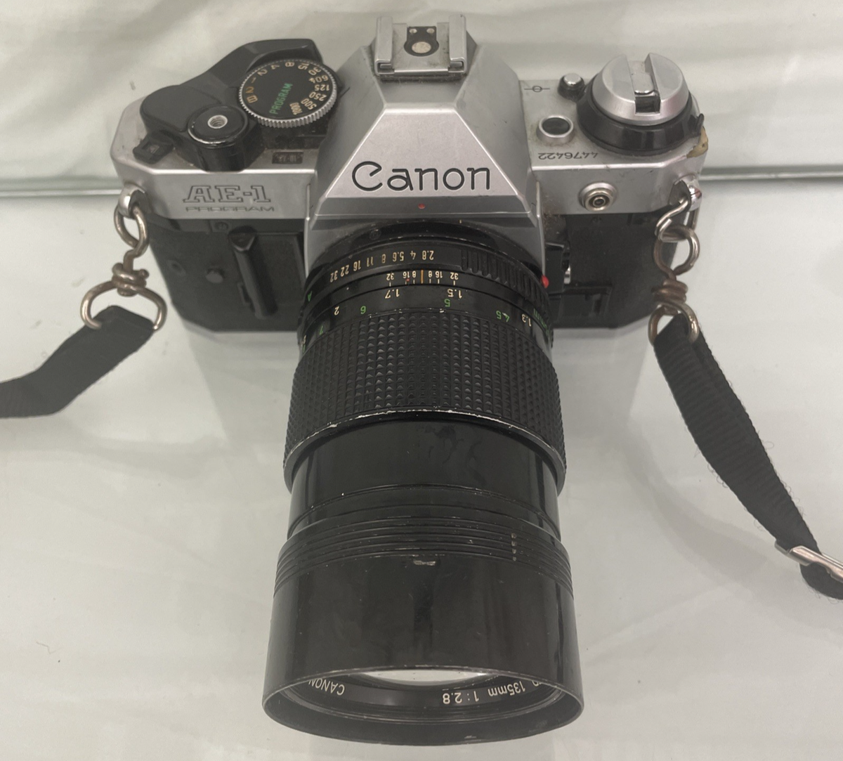 Canon AE-1銀とFD 135mm F3.5 S.C.とジャンクAE-1黒 Canon AE-1 SLR 35mm Film Camera Silver + FD 135mm F/3.5 S.C