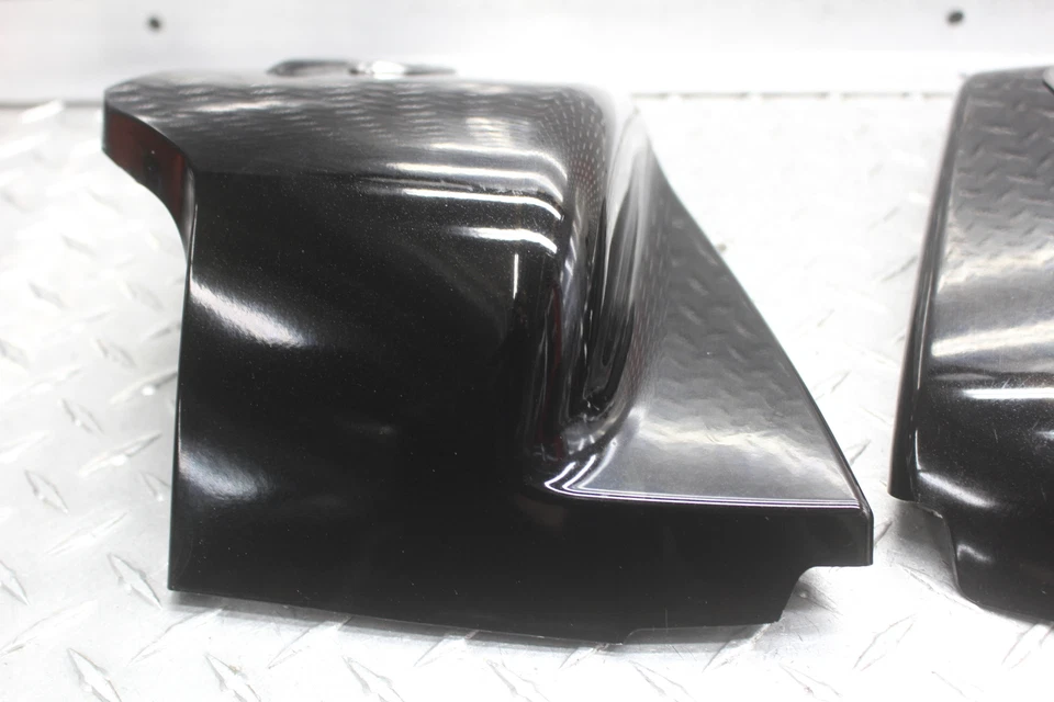 Yamaha V Star 650 XVS650A 2006 clásico negro cubiertas laterales izquierdo/derecho Foto 4 de 4