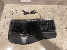 Microsoft Natural Ergonomic Keyboard 4000 v1.0 KU-0462 Tested Working