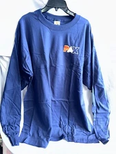 Fruit of the Loom Lofteez PAX Long Sleeve Navy Blue Shirt Size XXLarge