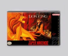 LION KING / SNES - 2"x3" FRIDGE MAGNET (retro super nintendo
