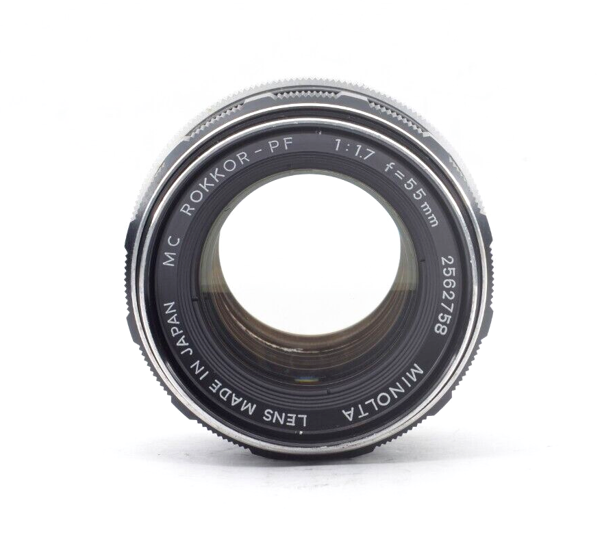Top Mint】MINOLTA MC ROKKOR-PF 55mm f/1.7 Standard Prime Top Mint】MINOLTA MC ROKKOR-PF 55mm f/1.7 Standard Prime
