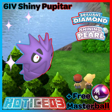 6IV Shiny Pupitar Pokemon Brilliant Diamond Shining Pearl