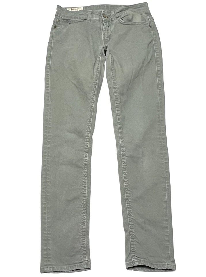 Dondup Monroe Jeans Womens (25) Sage Stretch Low Rise Ankle Skinny Made In Italy - Image 2 of 4