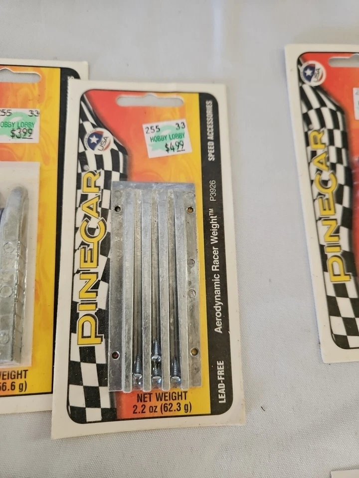 Pinewood Derby LOT Pinecar Cub Scouts Weights Wheels Axles Decals Ect. - Image 3 of 4