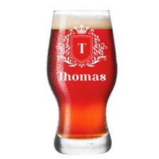 0,5L Bicchiere di Bira Birra Frumento Personifiziert Incisione Idea Regalo