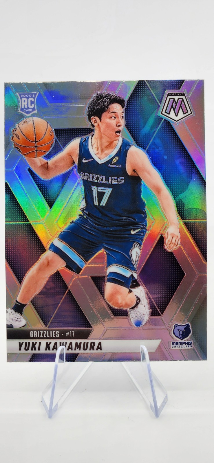 2024-25 Panini Mosaic - Rookies Yuki Kawamura #209 Silver Prizm (RC)