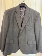 LNWOT Oak Hill 50R/52R 2XL Black White Pindot Birdseye Pattern Sport Coat