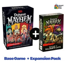 Dungeon Mayhem Card Game Monster Madness + Baldur’s Gate Expansion Family Fun