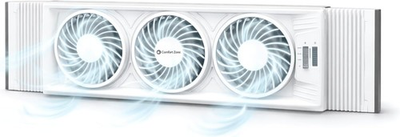 #ad Comfort Zone Triple Blade Window Fan $55.00