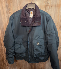 Vintage Carhartt J71 MLL Size Lrg Tall Jacket Y2K Nylon Mallard Green Workshield