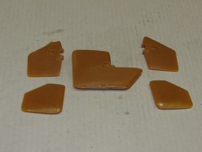 SCALE SHIPYARD POLYMER PLASTIC SSY-44 1/96 SS-212/SS-285 RUDDER /DIVE PLANE SET