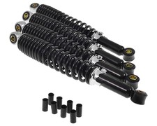 4x Stoßdämpfer Federbein schwarz 310mm M8 M10 für Simson Duo Schwalbe Star SR4-2
