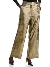 Elie Tahari Women's Gold the Hannah Gilded Trousers, 6