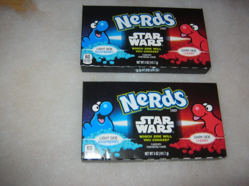 Star Wars Nerds Candy Limited Edition Box Light Side Dark Side Sealed Expired