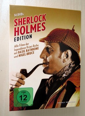 14-DVD-Box Gesamtedition Sherlock Holmes mit Basil Rathbone 