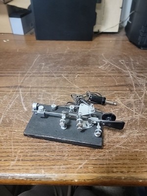 Vibroplex Bug Champion Telegraph Keyer. Missing Nameplate