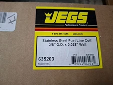 JEGS 635203 Stainless Steel Fuel Line Coil