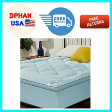 Soft and Cooling Full Mattress Topper with Deep Pockets for 6-18 Inch Mattresses