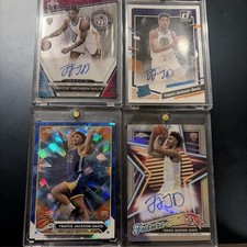 TRAYCE JACKSON-DAVIS Autographs Lot Of (3) w/3 Rookies - 4 Cards In Total