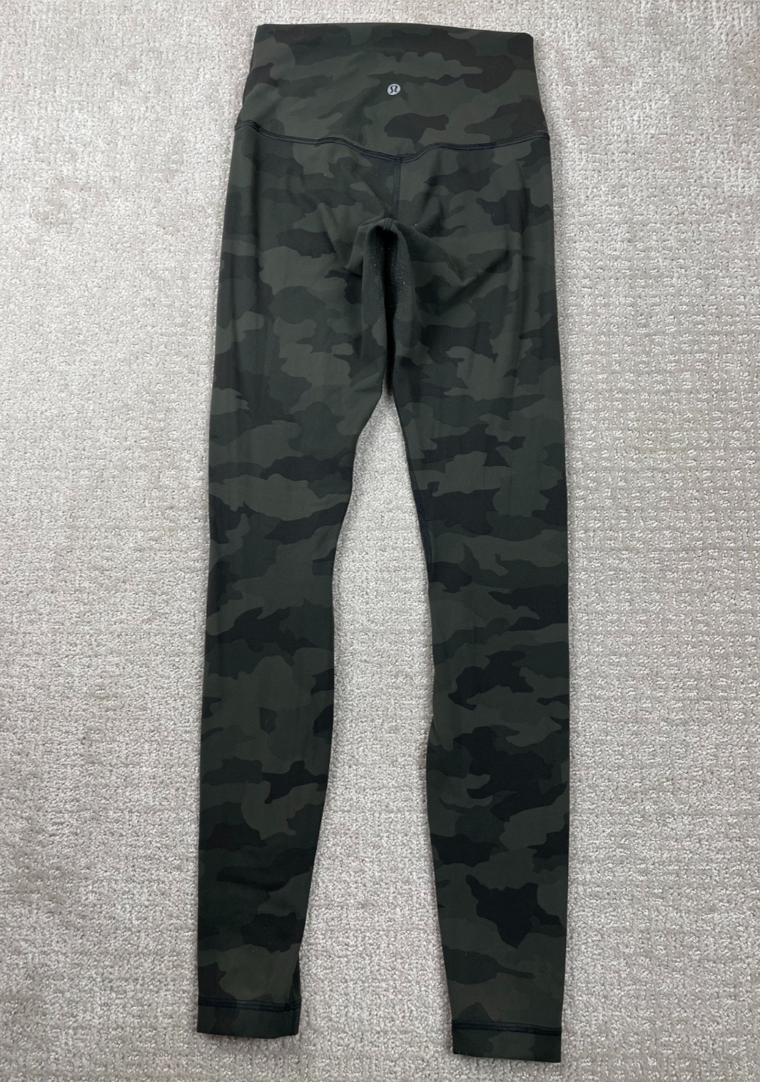 Lululemon Leggings Womens Size 4 Align High Rise Black Gray Camo Gym Yoga Lounge
