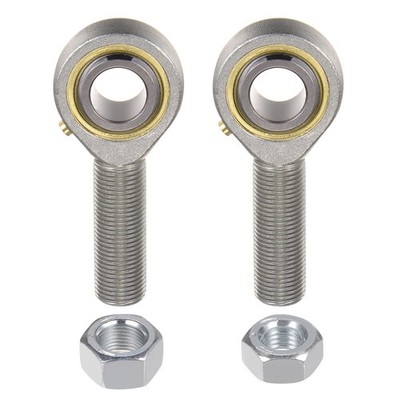 POSB10 5/8'' Male Rod End Set 2pcs of 5/8-18 Left and Right Thread Jam Nut
