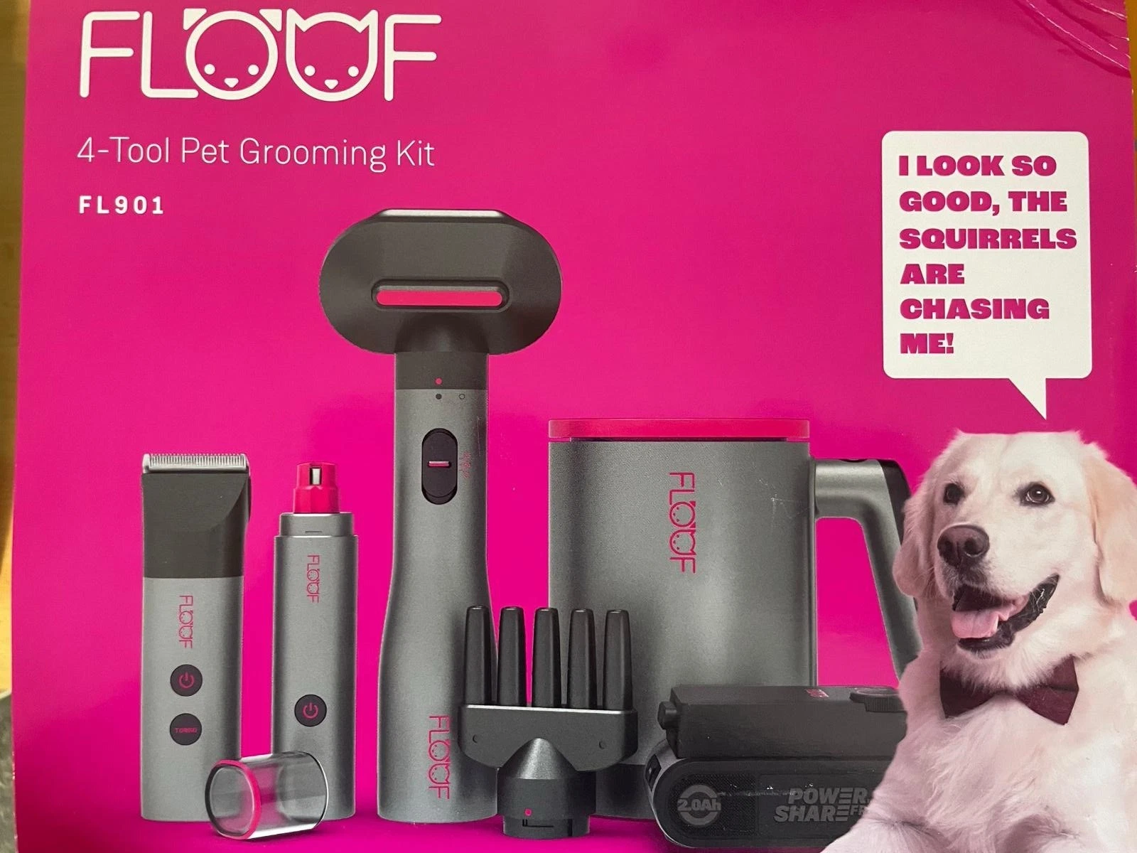Floof Pet Grooming Kit - 4 Tool Pet grooming (FL901) - Pet grooming kit
Opens in a new window or tab