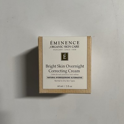 Eminence Bright Skin Overnight Correcting Cream Natural Hydroquinone Alt 60ml