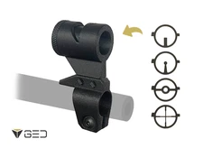 Universal Clamp-On Globe Front Sight with 4 Interchangeable Anschutz-Spec Insert