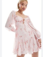 ASOS Love Triangle Milkmaid Mini Dress NWT Size 10