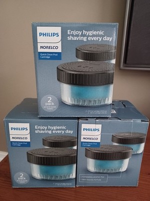 Philips Norelco Quick Clean Refill Pod Cartridge   3 Boxes