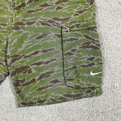 Nike Cargo Shorts Herren 36 Camouflage Grün Miltary Tactical Wandern Outdoor Utility - Bild 3 von 12