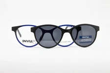 INVU By swiss eyewear group Mod.G4901 Glasses Frame With Clip-on Sunglasses