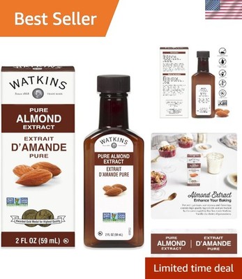 Natural 2 Fl Oz Pure Almond Extract - Elevate Your Baking & Beverage Experience