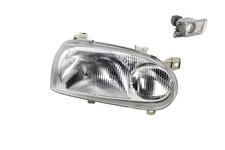 Scheinwerfer Halogen passend für VW Golf III 1Hx0 10/91-09/97 H1 H1 Re. + Nebel.