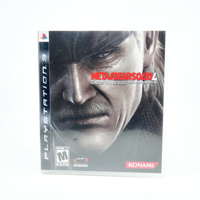 Metal Gear Solid 4 PS3 CIB Sony PlayStation 3 CIB Complete w/Manual Ex NM Cond