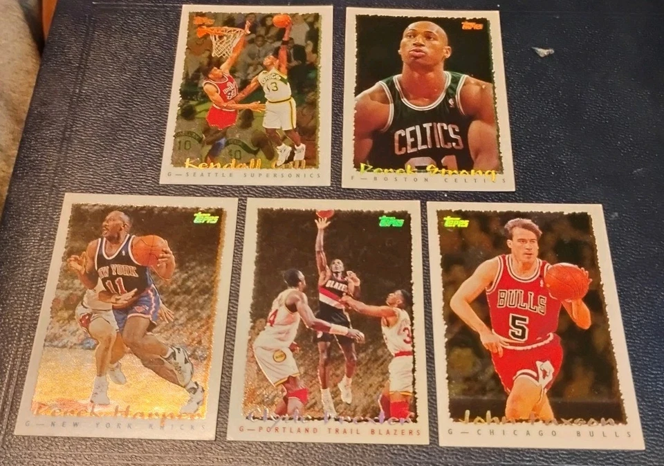 1994-95 Topps Spectralite Lote de 5 DREXLER #255 HOF /PAXSON/HARPER QUASE PERFEITO+🔥arco-íris - Imagem 2 de 4