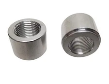 2-Pack ZWHIP Aluminum 3/8” NPT Female Weld on Bung Weld in Fitting for Fuel 