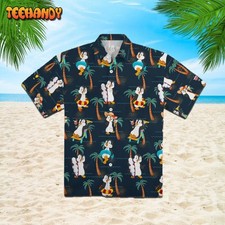 Penguin On Summer Vacation Hawaiian Shirt
