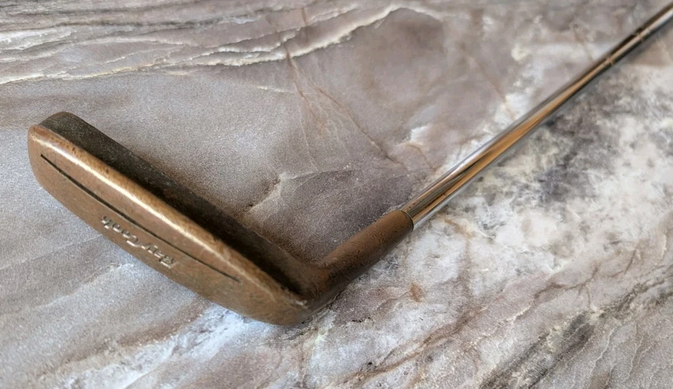 Ray Cook Vintage LH Left Putter Super Stroke Flatso 1.0 Grip 33.5" Bronze - Image 4 of 4